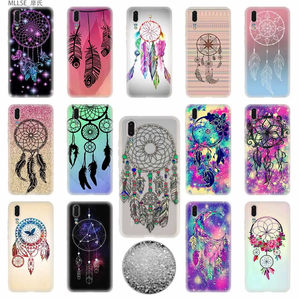 Чехол из ТПУ с изображением Ловца снов мандалы чакры чехлы для телефонов Huawei P40 P30