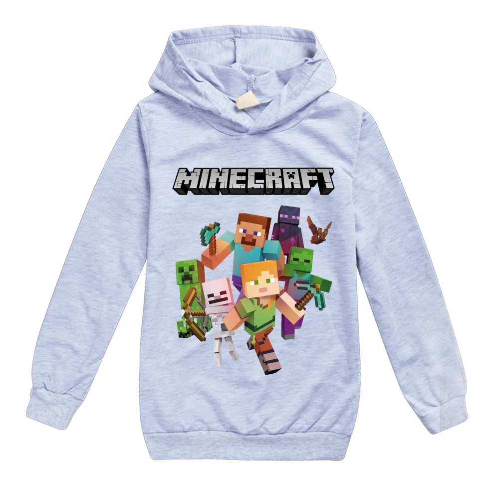 

Детская одежда с мультяшными играми, свитшоты для мальчиков, хлопковая Детская толстовка, детская зимняя одежда для маленьких девочек, рожд...