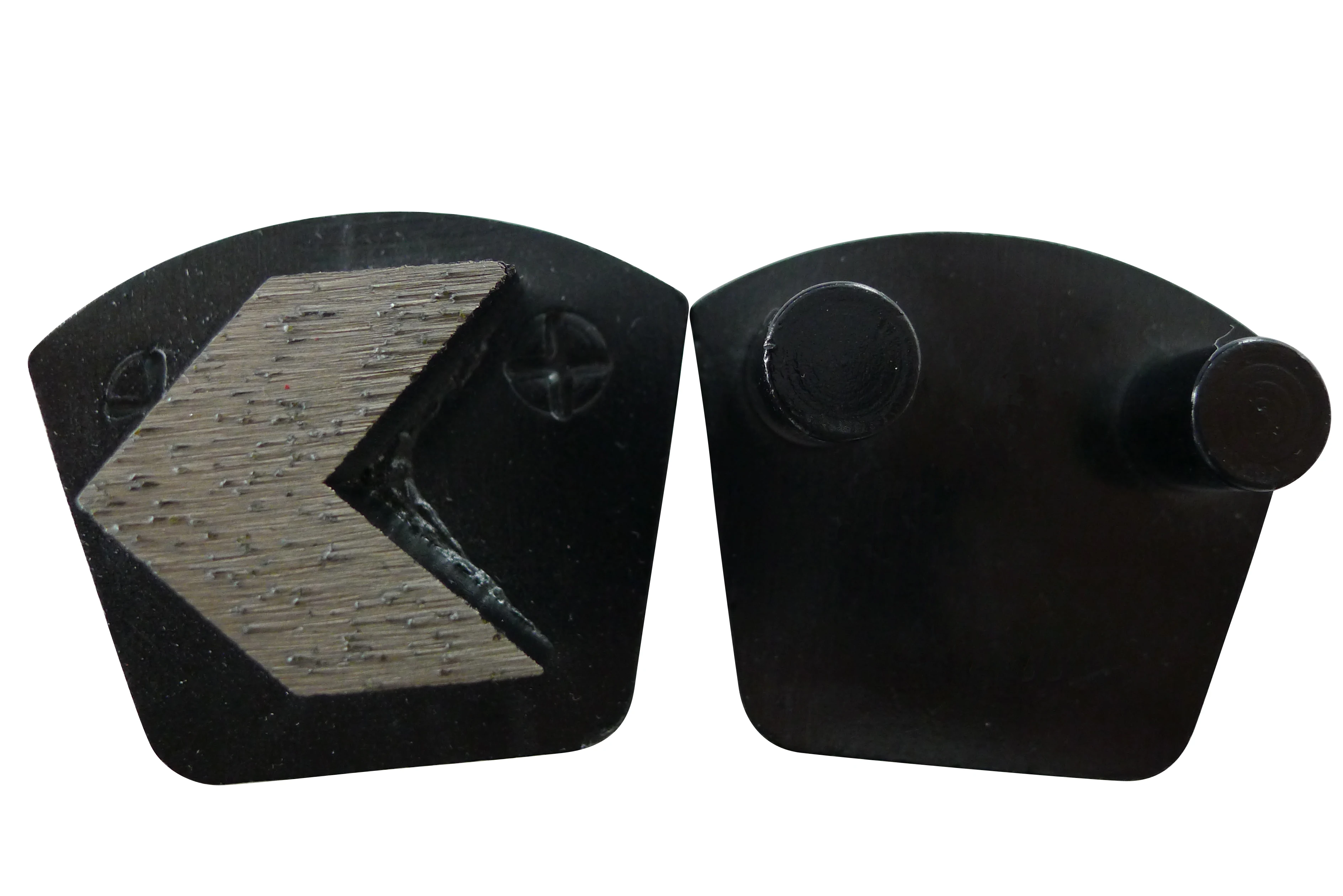 Два контакта алмазные шлифовальные обувь для полировки пола Бетонного Пола