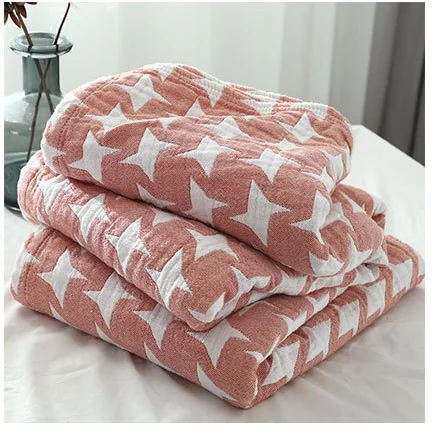 

Junwell 100% Cotton Muslin Summer Blanket Gauze Bed Sofa Cover Chic Multifunction Mandala Throw Breathable Travel Blanket