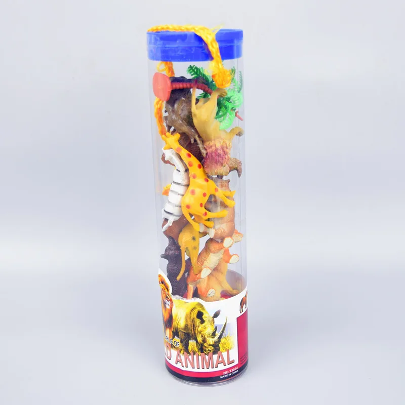 

2.5CM-7CM 12Style 12Pcs/set Wild Forest Animal Models 12 Animal Dinosaur Simulation Model Toys Scene Accessories Children's Toys