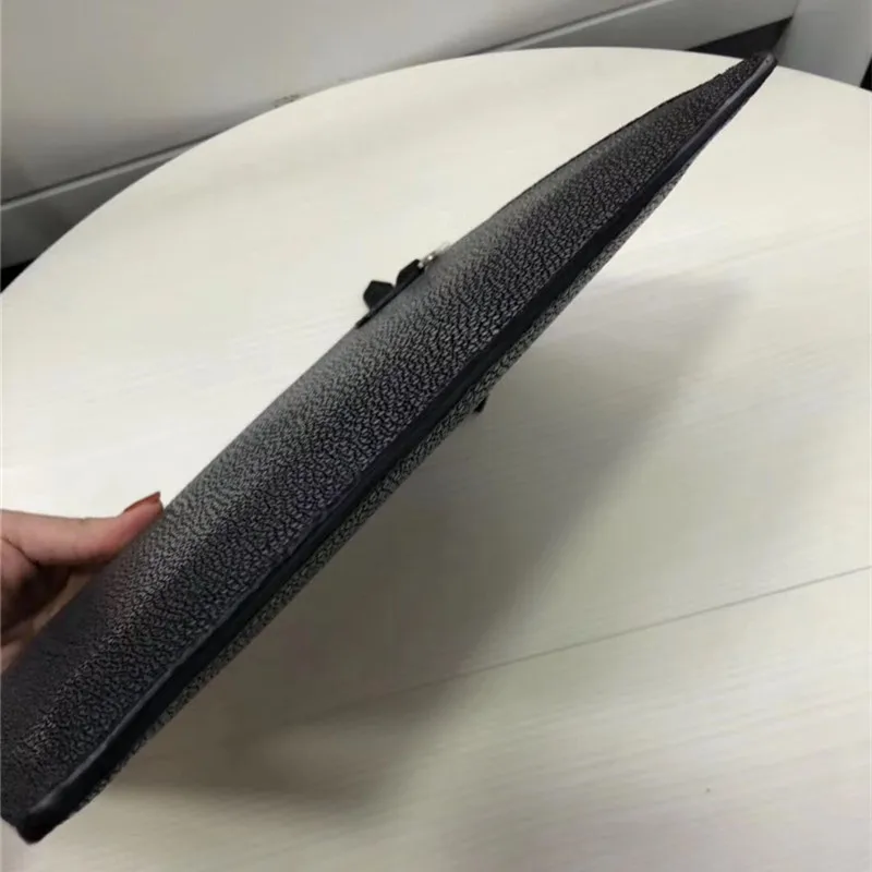 Аутентичный песок ската кожи бизнесменов ультратонкий Браслет клатч из
