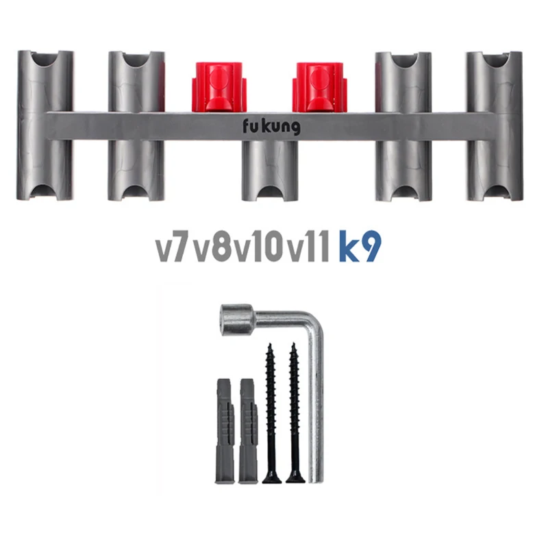 

For Dyson V7 V8 V10 V11 Extended Storage Bracket Vacuum Cleaner Punch-free Shelf Hanging Shelf Accessories