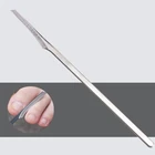 Инструменты для маникюра и педикюра, Рашпиль из нержавеющей стали для коррекции вросшей ногтей, для удаления огрубевшей кожи, нож для ногтей