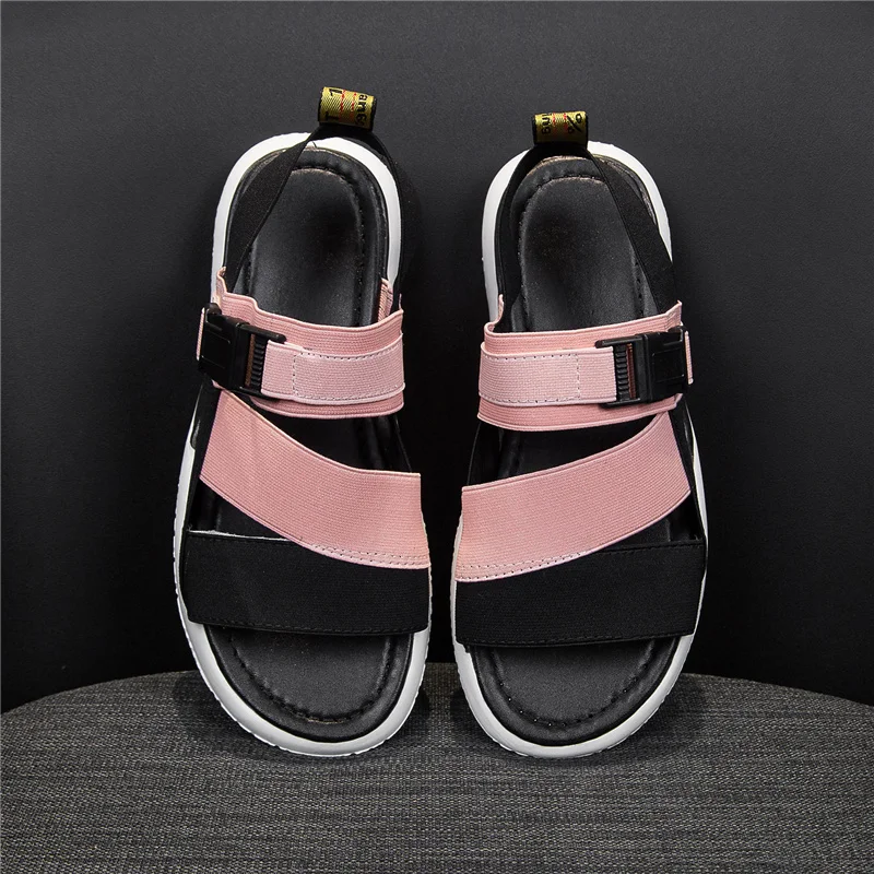 Сандалии женские спортивные на плоской подошве уличные пляжные Босоножки