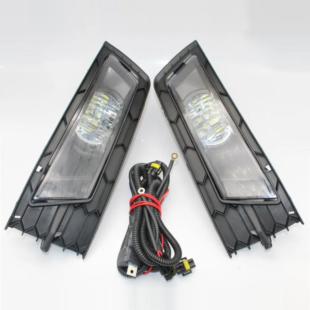 

Автомобильные фары для Skoda Rapid 2013 2014 2015 2016 2017, Стайлинг автомобиля, передние светодиодные противотуманные фары, крышка решетки и жгут проводов в сборе