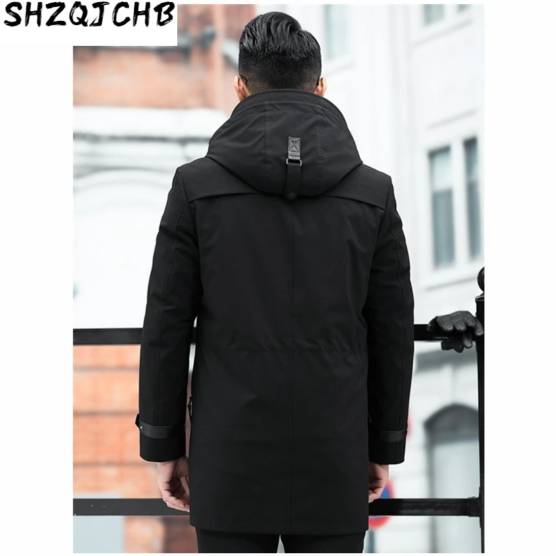 

JCHB 2021 Real Fur Coat Men Real Mink Fur Coat Korean Mink Fur Hooded Winter Jacket Men Real Fur Parka Plus Size Casaco 11-98190