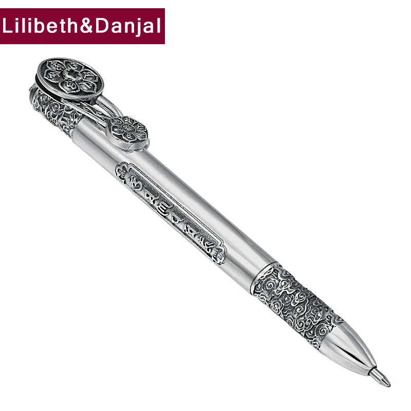 Креативный подарок на фестиваль шариковая ручка искусственное серебро 925 пробы