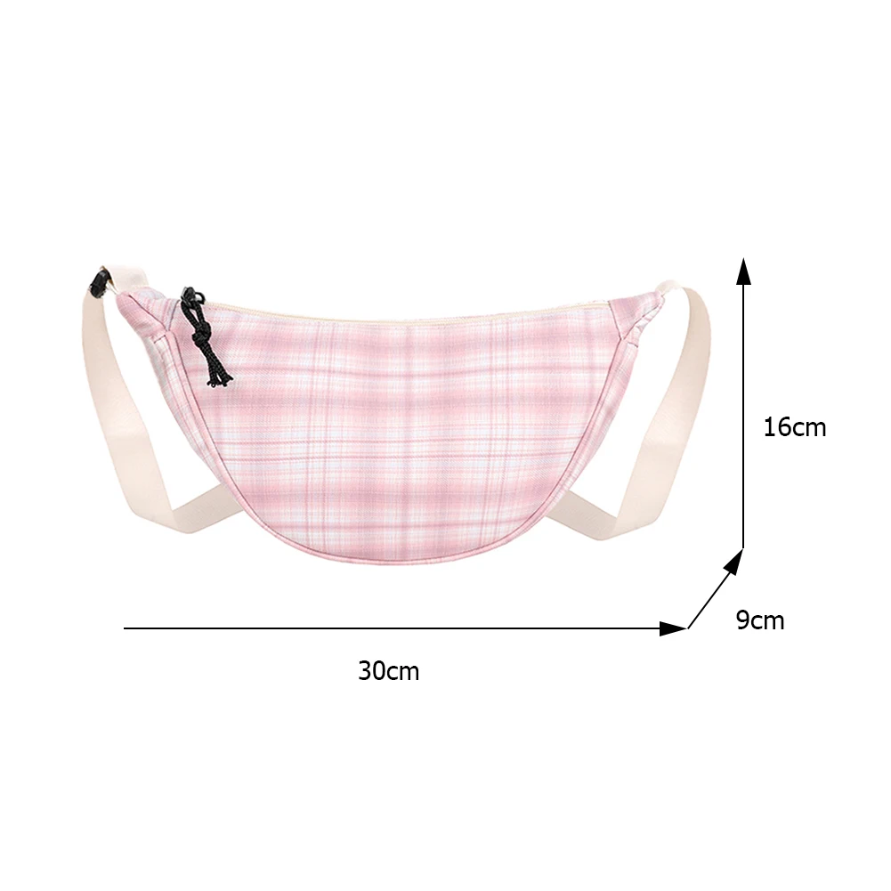 

Fashion Women Plaid Printing Canvas Shoulder Bags Casual All-matchHot Sale Crossbody Bag 2021 Elegant Ladies Messenger Handbags