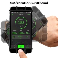 universal cell phone holder wristband for iphone x xs xr max 7 8 plus 180 rotatable running sport wrist arm band s10 s9 s7