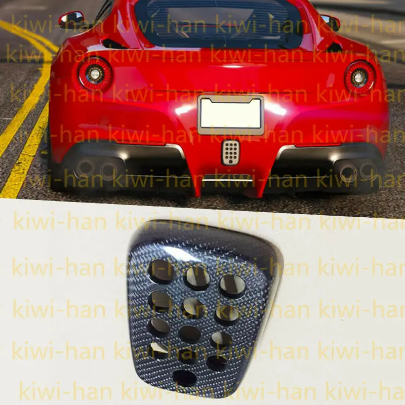 1 шт. абажур заднего тормоза из углеродного волокна для Ferrari F12 Berlinetta 2013 2014 2015
