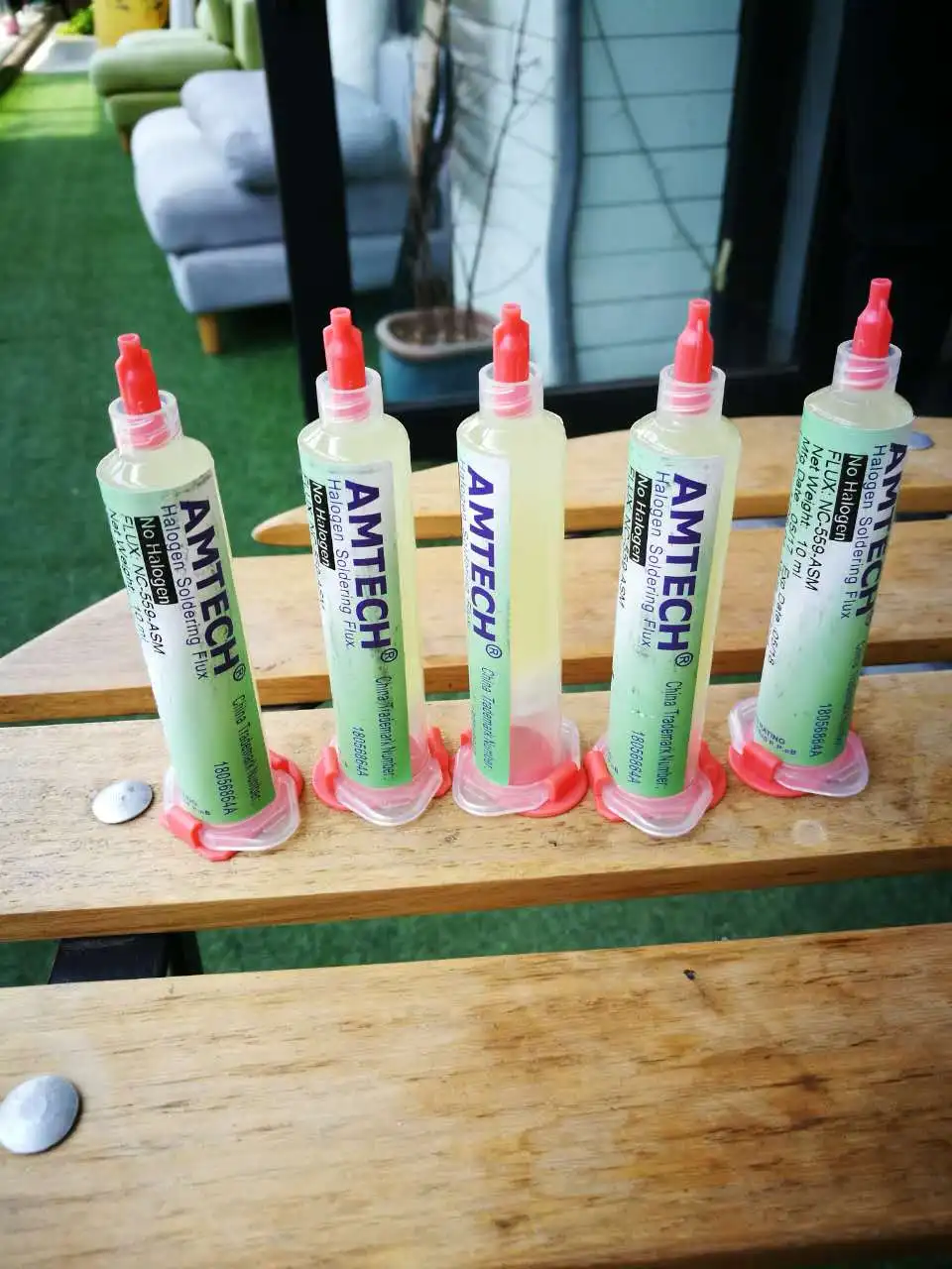 5 шт. 100% оригинальный флюсовая паяльная паста нет чистой AMTECH NC-559-ASM 10CC печатной