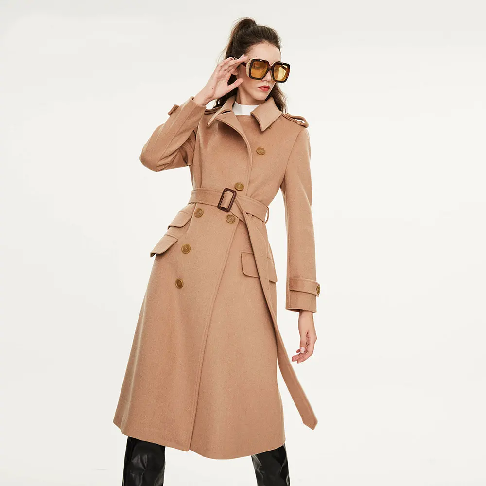 Женское толстое длинное пальто офисные куртки женское уличное зимнее шерстяное