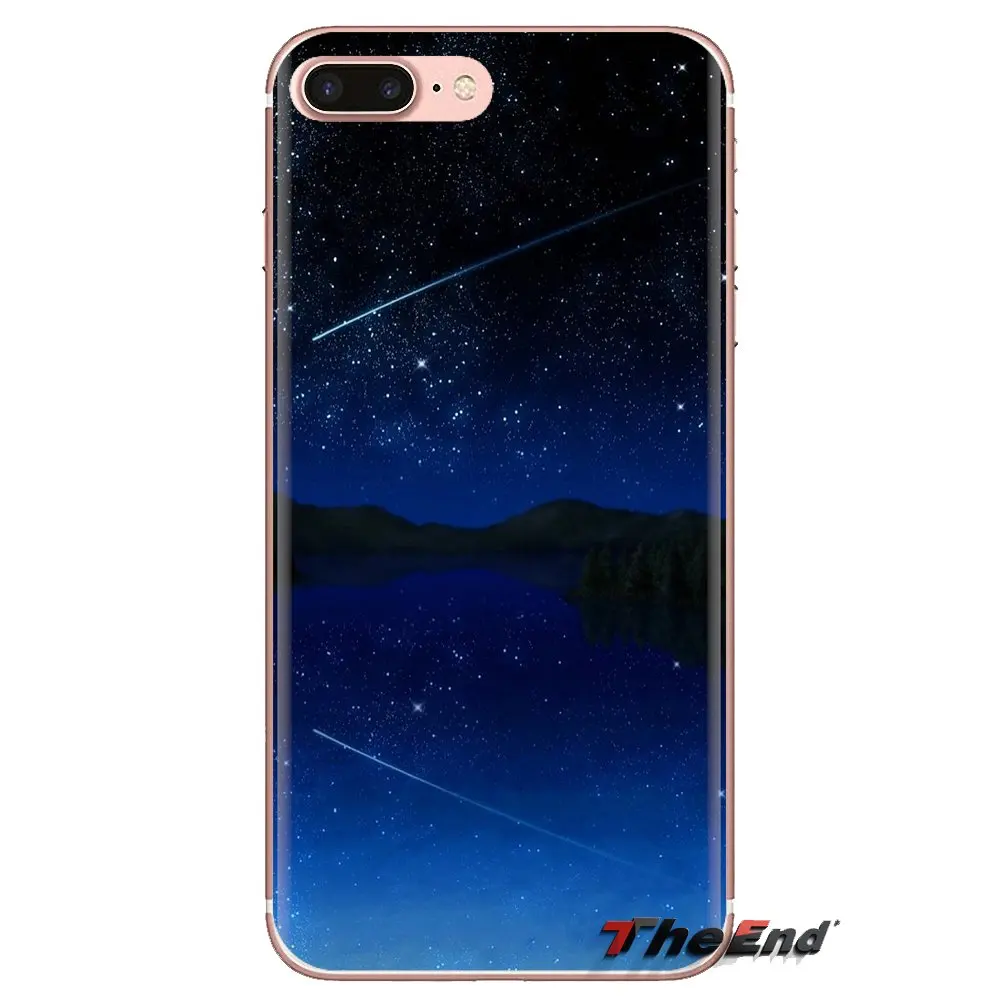 Soft Shell Cases Starry Night Space Sky Pattern For Sony Xperia Z Z1 Z2 Z3 Z5 compact M2 M4 M5 E3 T3 XA Aqua LG G4 G5 G3 G2 Mini |