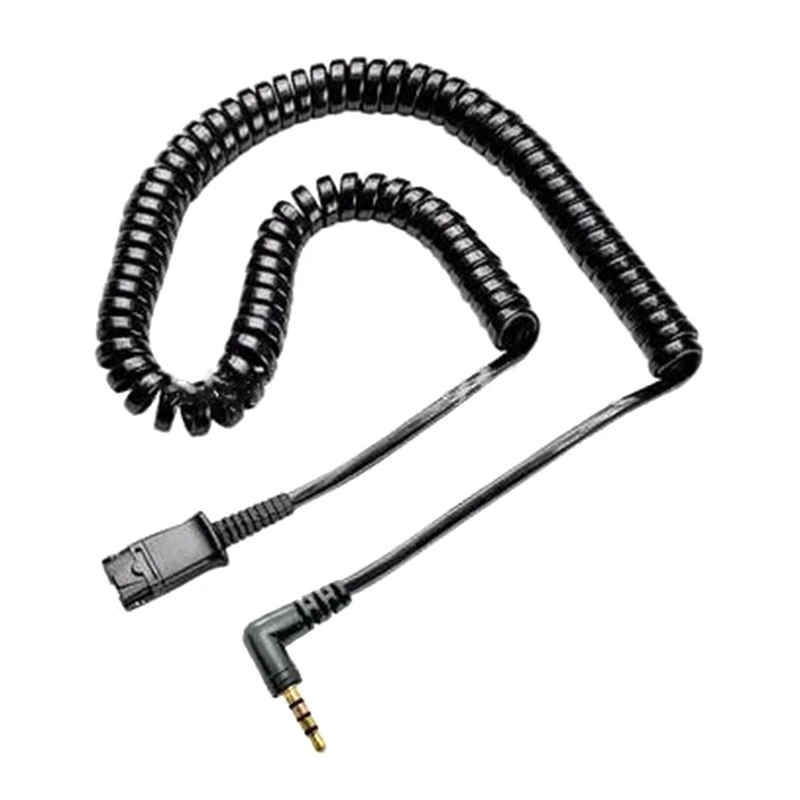 

QD Quick Disconnect Cable with 3.5mm Plug for Mobile Phone Computer Headset Cord