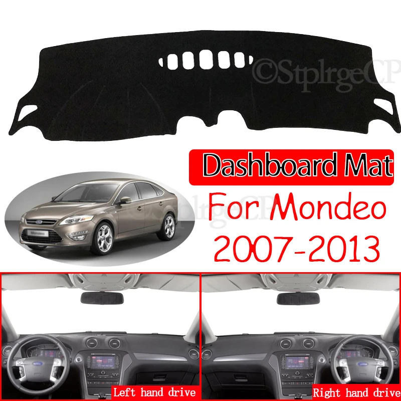 

Противоскользящий коврик для приборной панели Ford Mondeo MK4 2007 ~ 2013, навес от солнца, защитный коврик, аксессуары для ковра 2008 2009 2010 2011