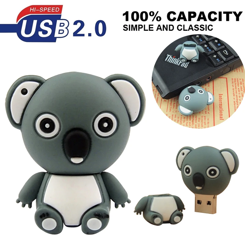 Высокоскоростной USB флеш накопитель с мультипликационным принтом флешка 2 0