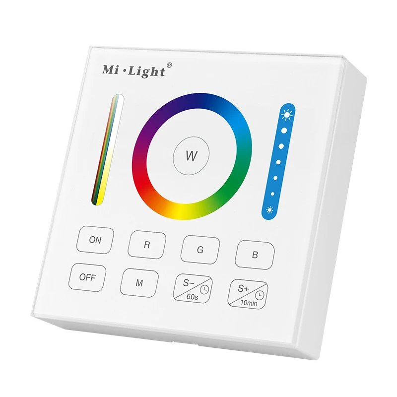 

B0 RGB CCT LED light bar controller 2.4G wireless WIFI smart remote control wall-mounted touch screen control panel dimmer