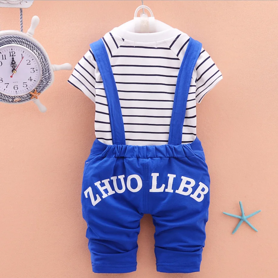 Детские Малыш футболки для девочек футболка с короткими рукавами + штаны