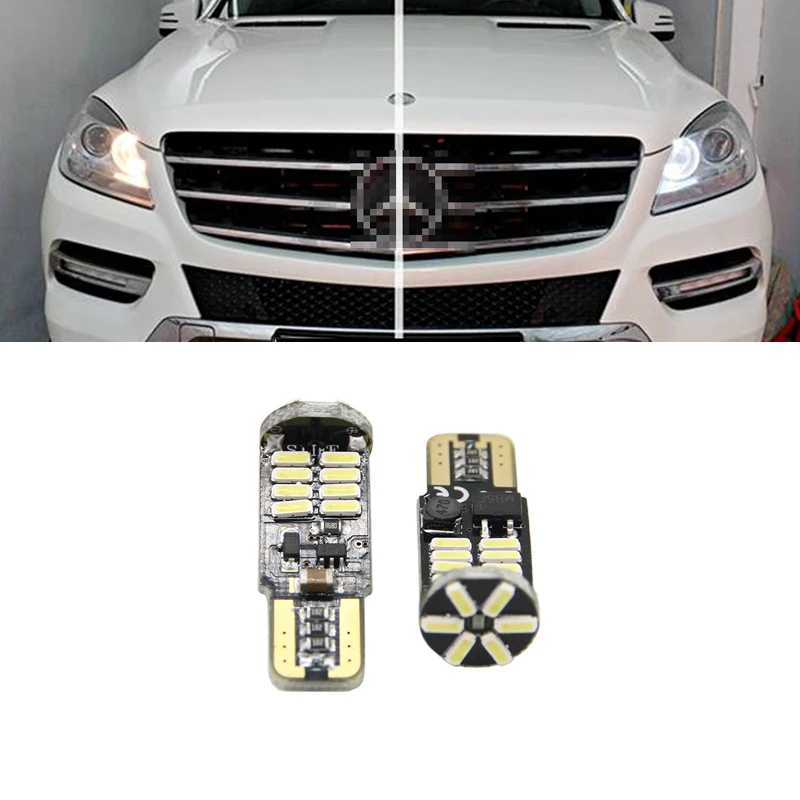 

Canbus T10 W5W SMD 4014 22LED Car Wedge Clearance Lights Parking Light For Mercedes-Benz M-Class W166 (2012)