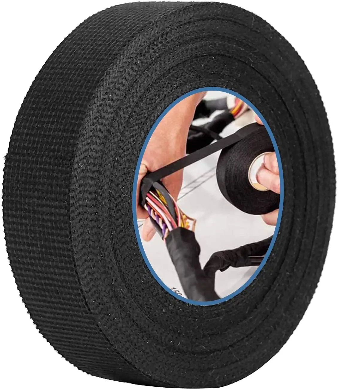 

Термостойкая черная тканевая лента Coroplast для автокабеля 15 м