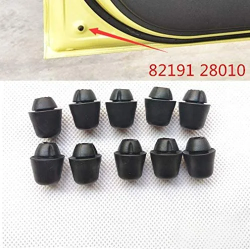 

10Pcs Car Door Dampers Buffer Rubber Pad Cover Anti Shock Cap For Hyundai Elantra Sonata Accent ix35 IX45 MISTRA VERNA