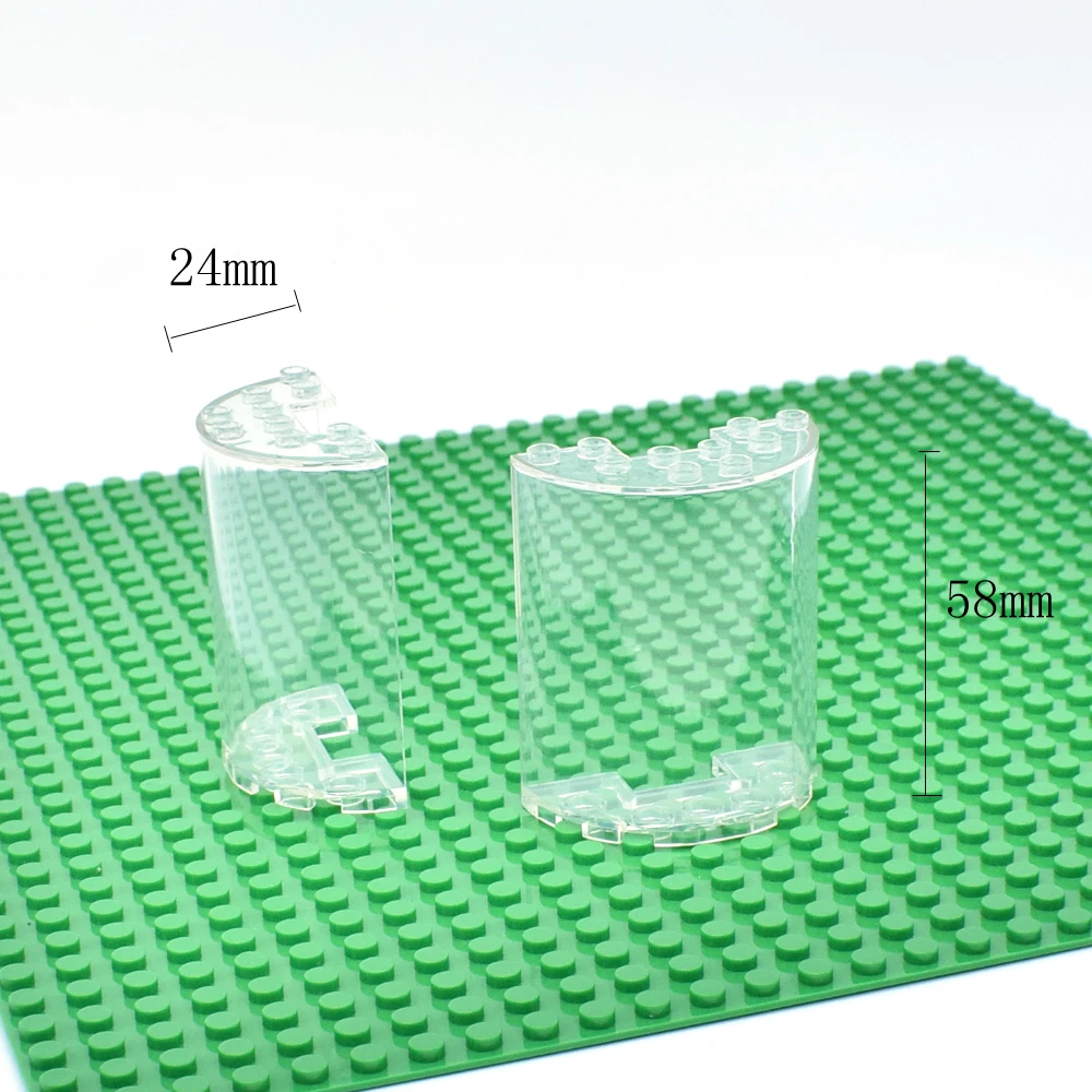 Магазин прозрачной оконной рамы блоки части MOC DIY Дом Игрушки совместимы город