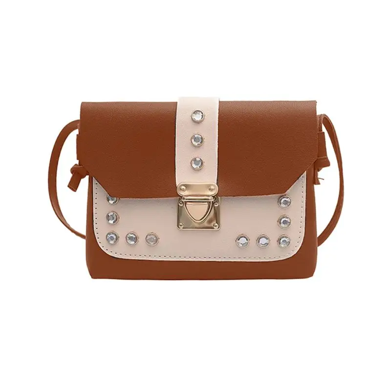 

Women Leather Rhinestone Shoulder Lady Crossbody Bag Tote Messenger Satchel 20CA