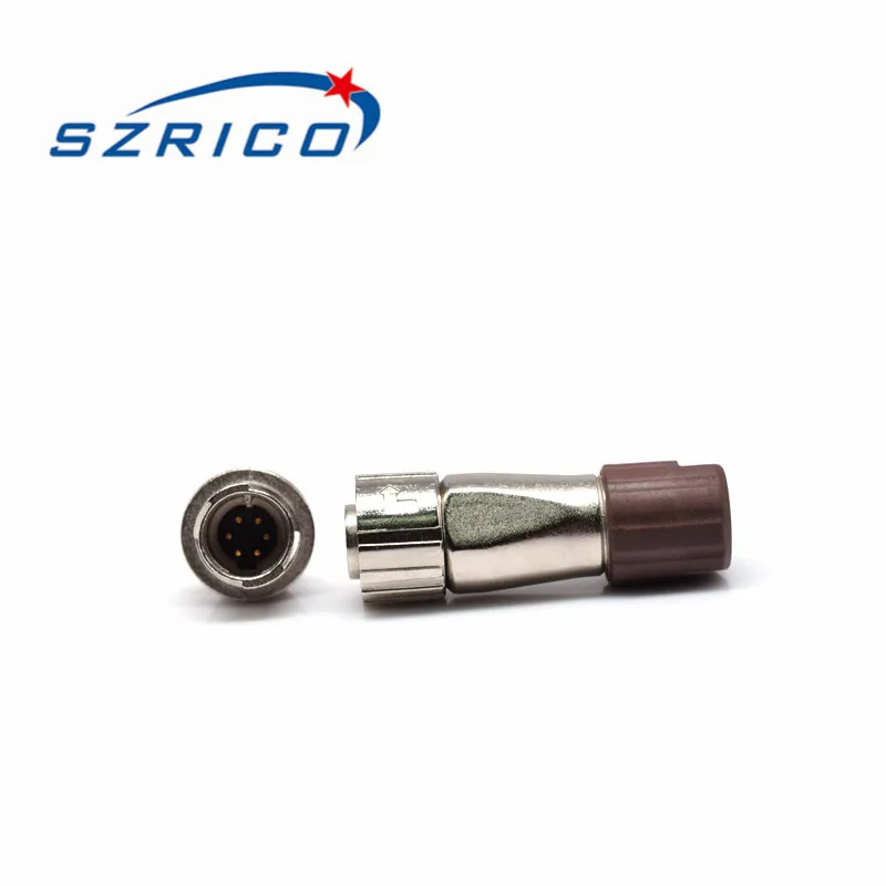 

Hirose Connector LF07WBP-6S 6 pin Plug Push Pull Self Locking Connector for Camera