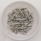 (50 шт.лот) тибетский серебряный европейский кулон в форме листа из цинкового сплава размер 18x4 мм ZN491