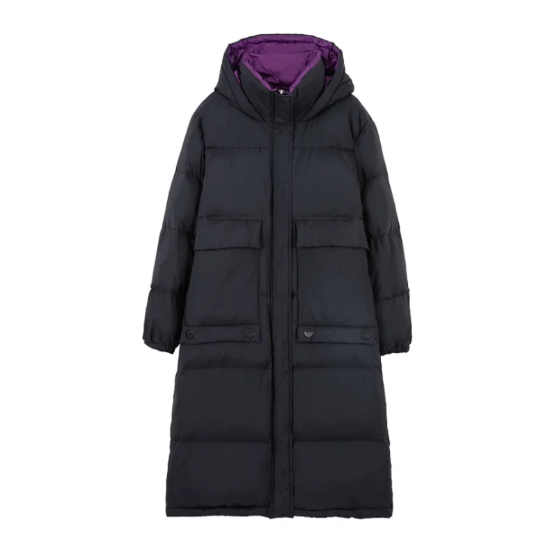 

New style light winter Korean version down jacket medium and long style loose women coat special sale popular lady clothes