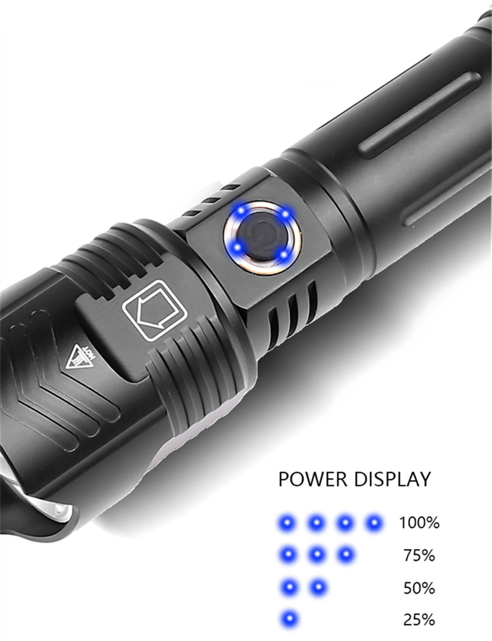 2021 новые XHP120 9 core светодиодный вспышка светильник Мощный USB Перезаряжаемые XHP50 XHP100