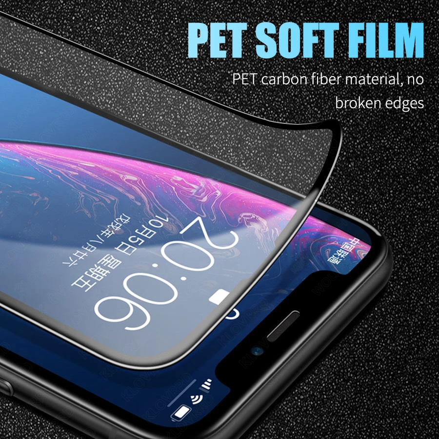 3D полное клеевое Покрытие Закаленное стекло для iPhone 11 pro max XS X XR Защита экрана 8 7 6 6s