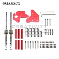 1set ender3 dual z axis mgn12c linear rails kit with fix plate mount bracket for creality ender 33proende 3v2 cr 1010ss4s5