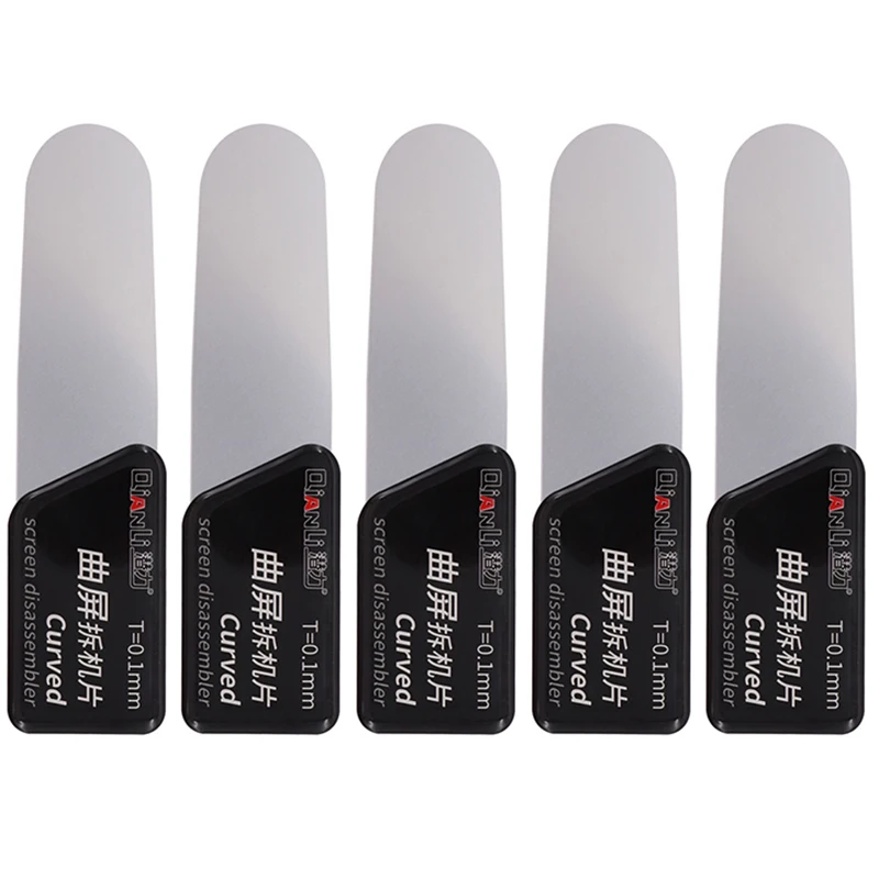 

Qianli ToolPlus Mobile Phone Curved LCD Screen Opening Pry Tools Ultra Thin Flexible Stainless Steel Pry Spudger Tool