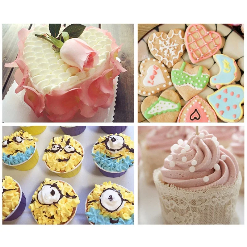 Набор кремов из нержавеющей стали с 8 зубцами набор для украшения рта розы