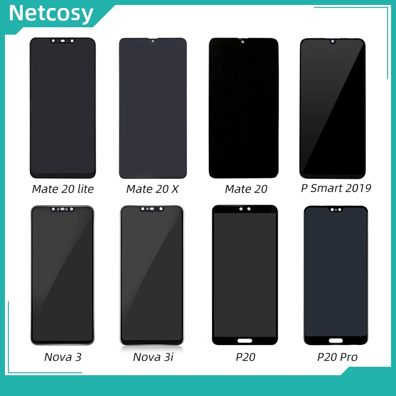 ЖК дисплей Netcosy с сенсорным экраном и дигитайзером в сборе для Huawei P20 Pro Mate 20X 20 Lite