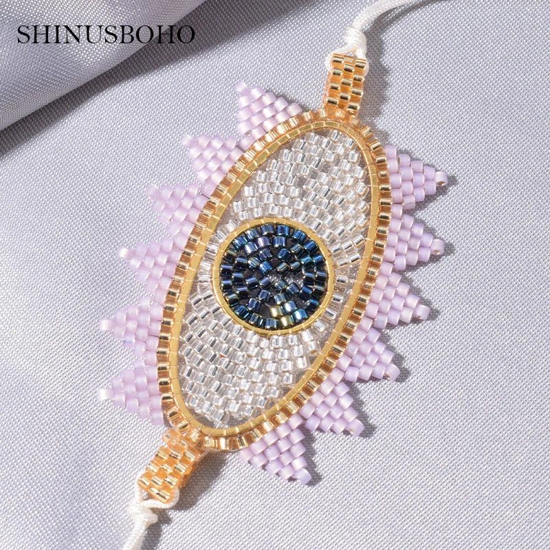 

MIYUKI Evil Eye Bracelet Turkish Women Charm Bracelet Andmade Armband Pulseras Mujer 2020 Mexican Jewelry Handmade Dropshipping