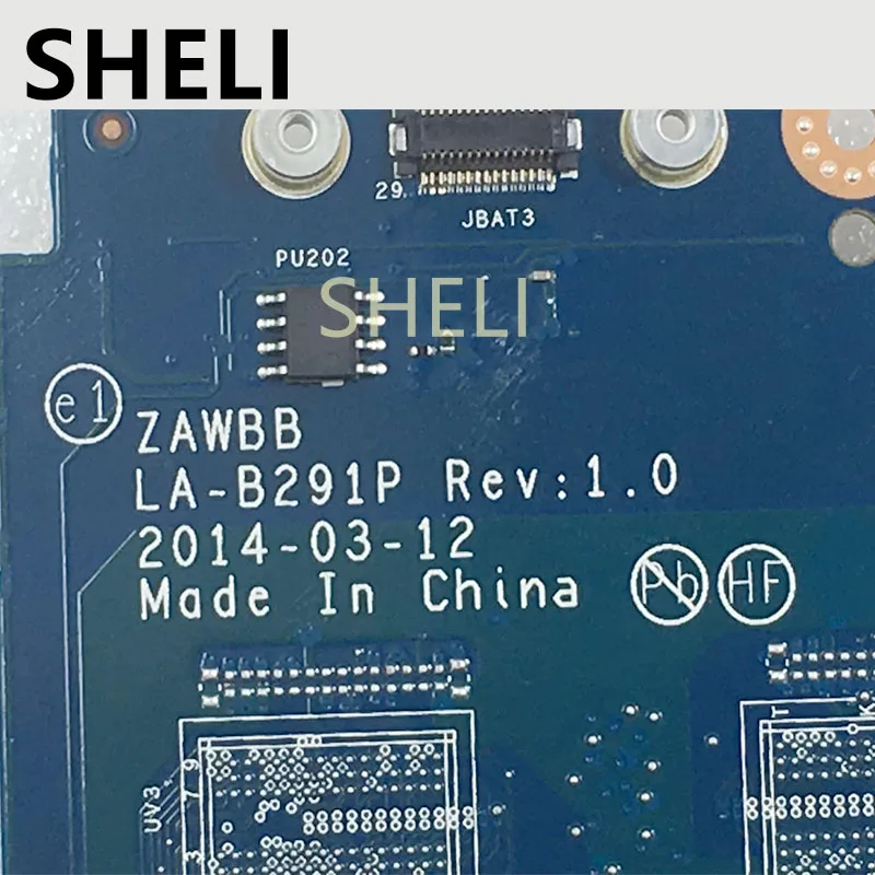 5B20G37223 ZAWBA/BB LA B291P материнская плата для Lenovo B50 45 ноутбука (для процессора AMD E1 6010)