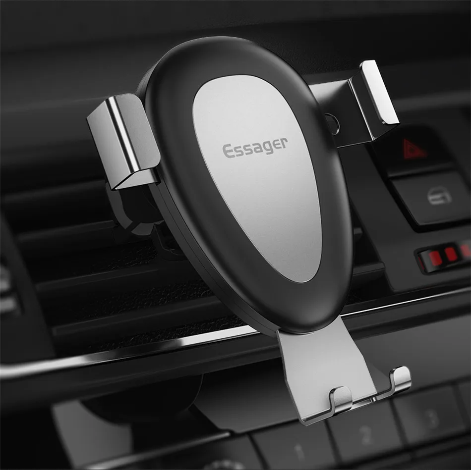 Автомобильный держатель для телефона Essager Gravity для iPhone samsung A50 S10 держатель на вентиляционное отверстие автомобиля держатель для телефона в автомобиле держатель для мобильного телефона Подставка