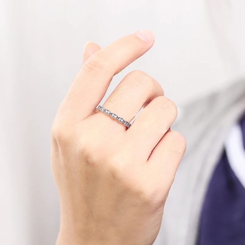 925 кольцо из оксида серебра фумигация черное шарик Женское с бриллиантами хорошо