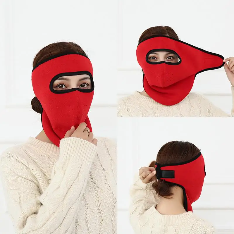 Осенне зимняя велосипедная маска для лица сохраняет тепло Защита Ветрозащитная