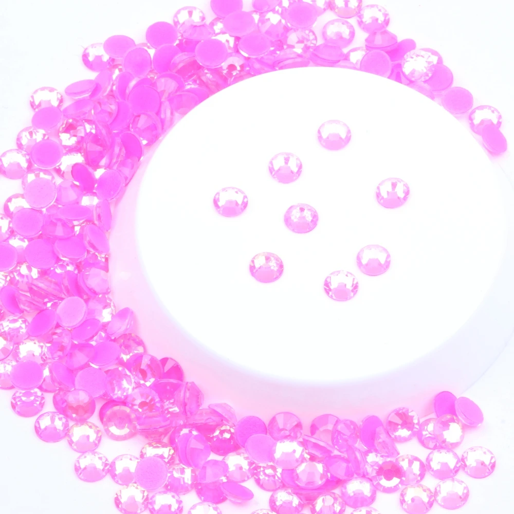 SS6 SS30 светящиеся Стразы блестящее Стекло Драгоценный Камень 3D Шарм Flatback Strass