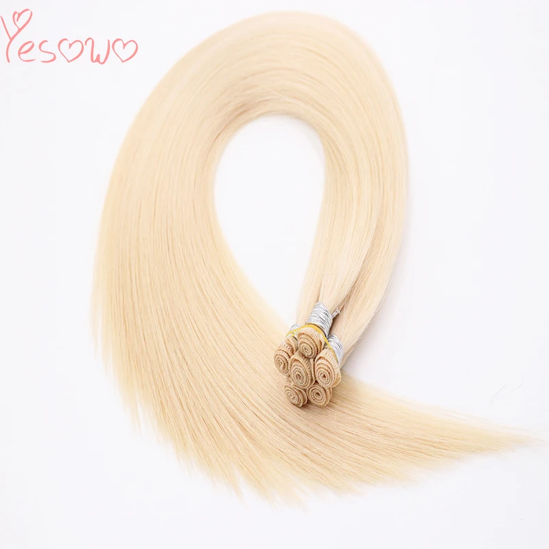 Yesowo хит продаж 613 # индийские человеческие волосы Remy для наращивания ручная вязка