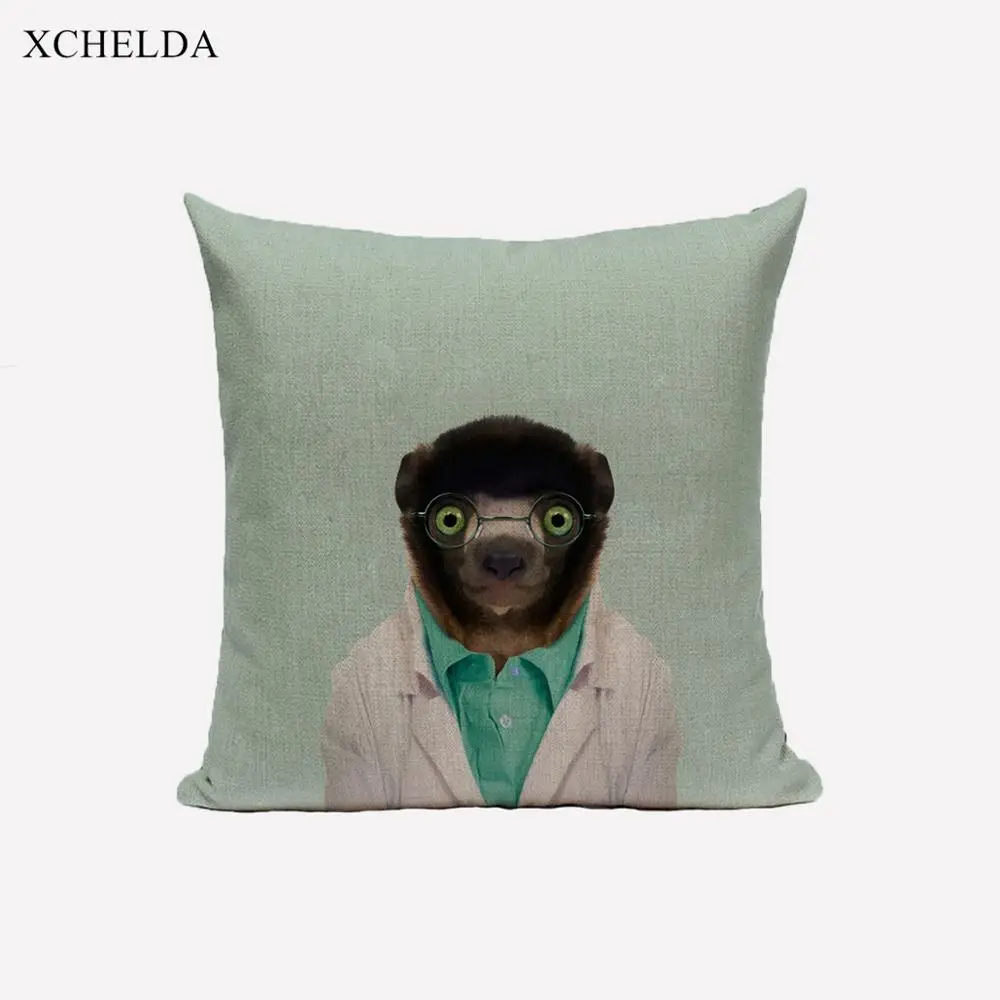 Наволочка в виде животного наволочки Забавный дизайнерский милый кролик собака