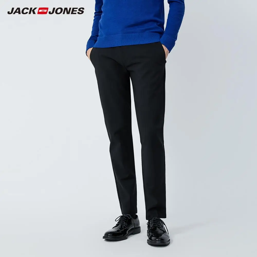 Мужские повседневные деловые брюки JackJones облегающие базовая одежда для мужчин