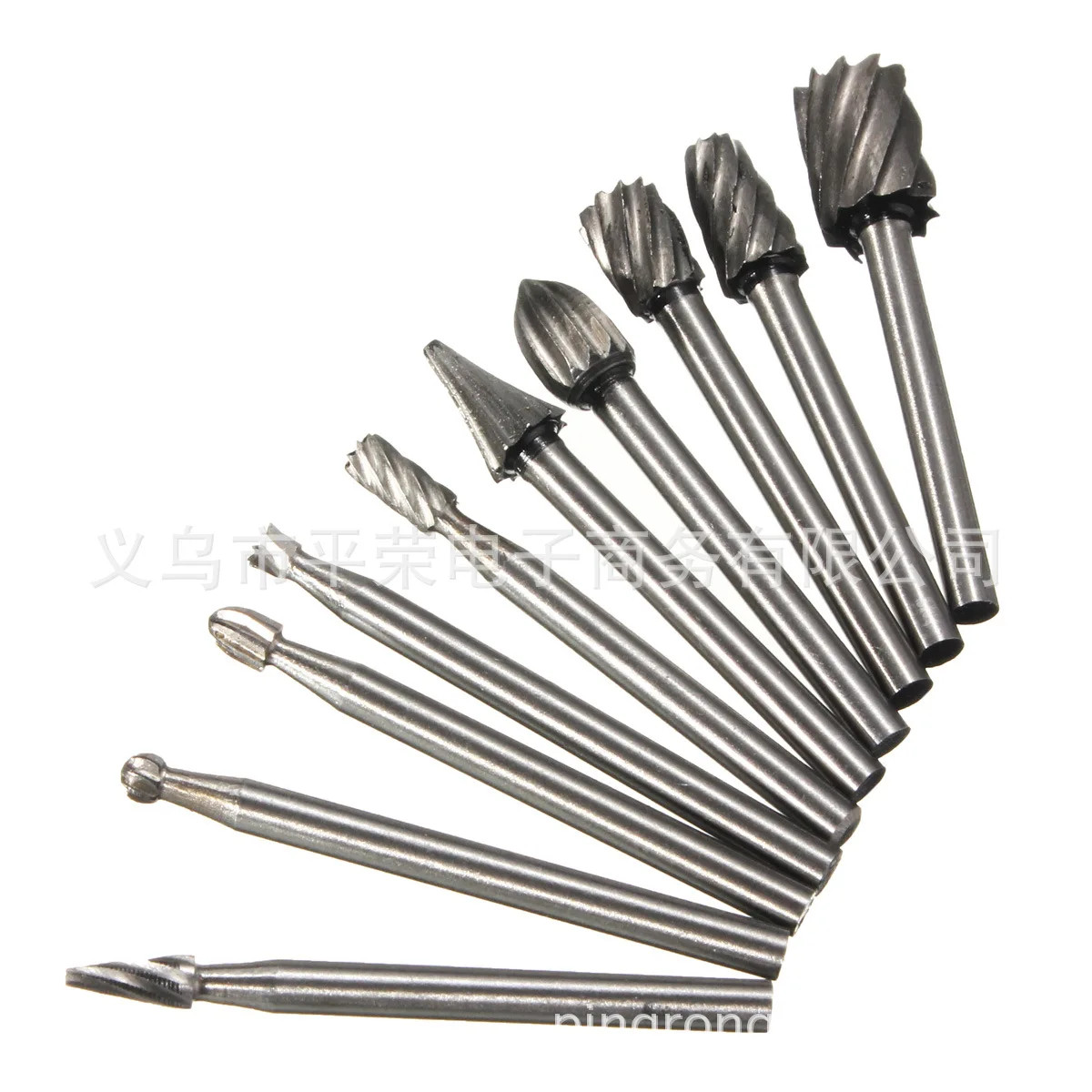 

10pcs HSS Rotary Router Drill Bit Set Burr Tools Wood Drill Cutting DIY Routing Carving Electric Grinding Head EngravingTool