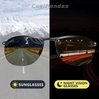 Солнцезащитные очки Мужские фотохромные, Поляризованные, для дневного и ночного видения, для вождения, 2021