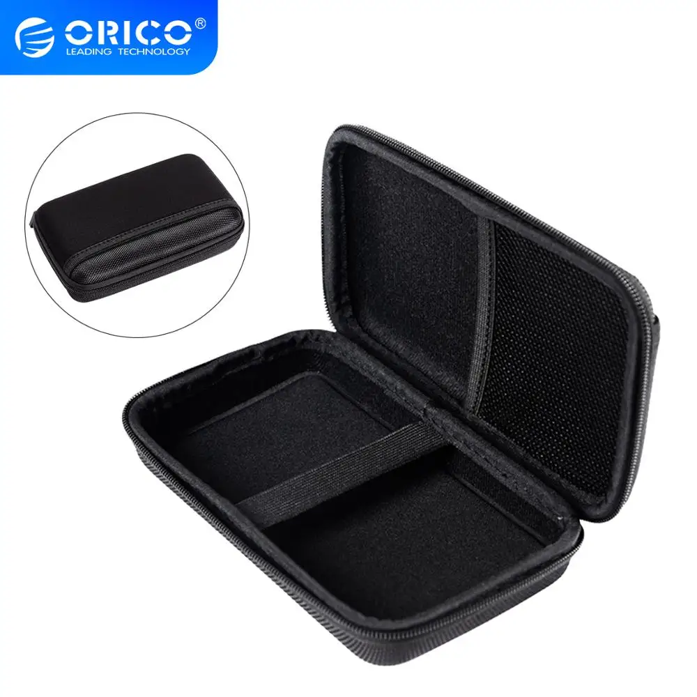 ORICO Electronics Accessories Organizer Storage Protector Storage Bag Carrying Pouch for 2.5 inch HDD SSD USB Cable