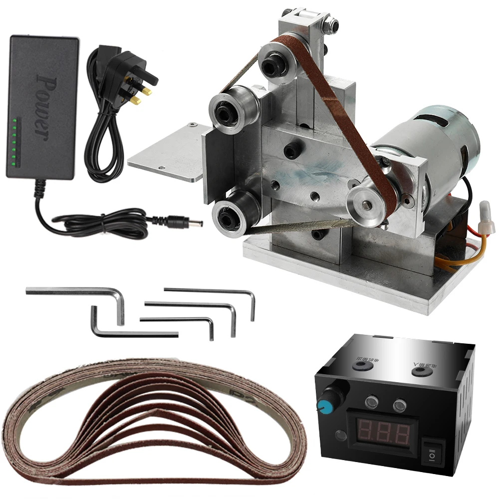 Multifunctional Grinder Mini Electric Belt Sander DIY Polishing Grinding Machine Cutter Edges Sharpener | Инструменты